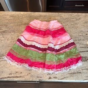 Girls size 6 children’s place layered colored skirt